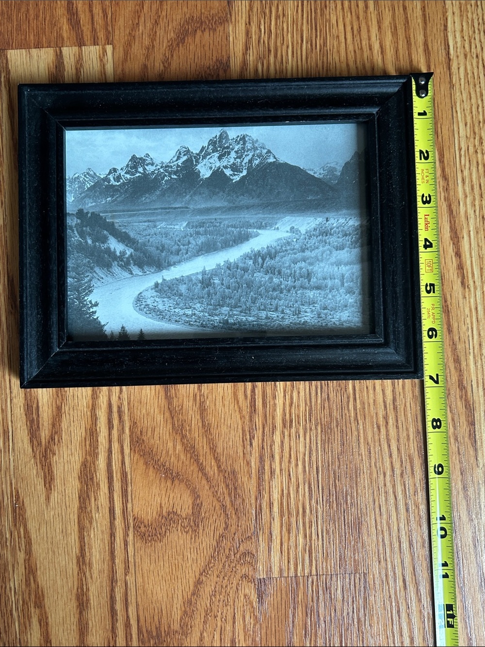 Lot of 3 Landscape Outdoor Framed Prints Woodland Water Snow Cap Mountains - Picture 7 of 12